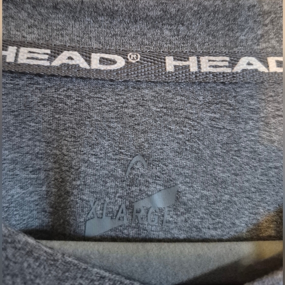 Head Gray Short Sleeve V-Neck Tee - Picture 3 of 4